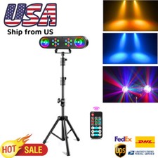 Portable DJ Light Stand With Mirror Balls And RGBW Wash For Bar Events Party