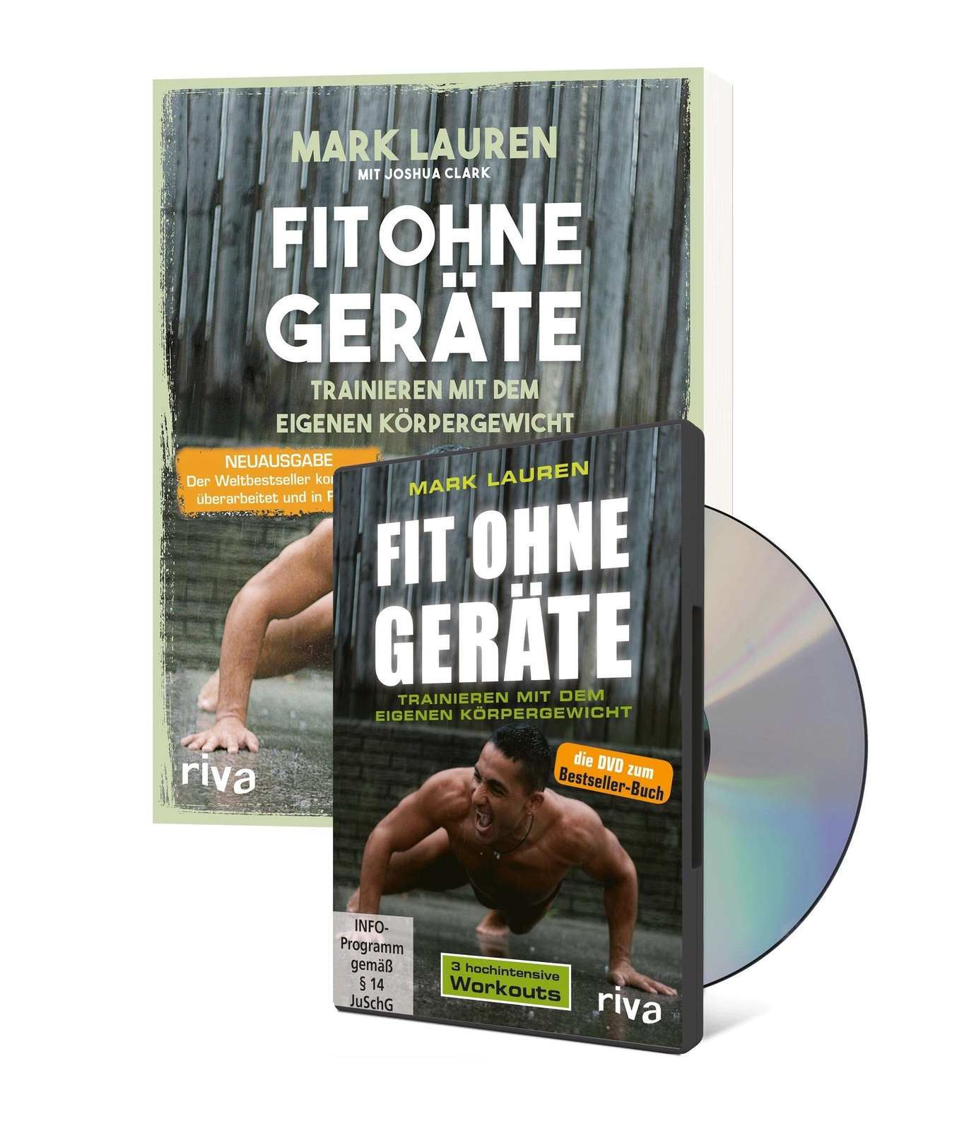 Thumbnail - Fit Ohne Geräte (buch + Dvd) | Mark Lauren (u. A.) | Taschenbuch | 272