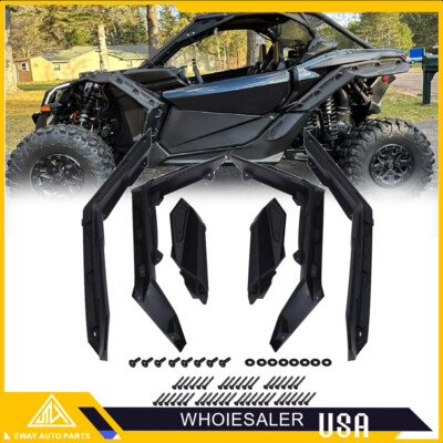 NEW Super Extended Fender Flares For 2017-2022 Can-Am Maverick X3 Turbo R RR UTV