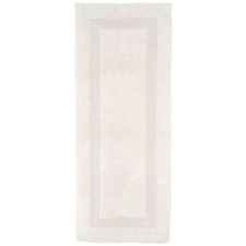 Ivory 2 Ft. X 5 Ft. Cotton Reversible Extra Long Bath Rug Runner Free Shipping N