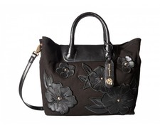 Tommy Bahama Casbah Satchel Black  Nwt 