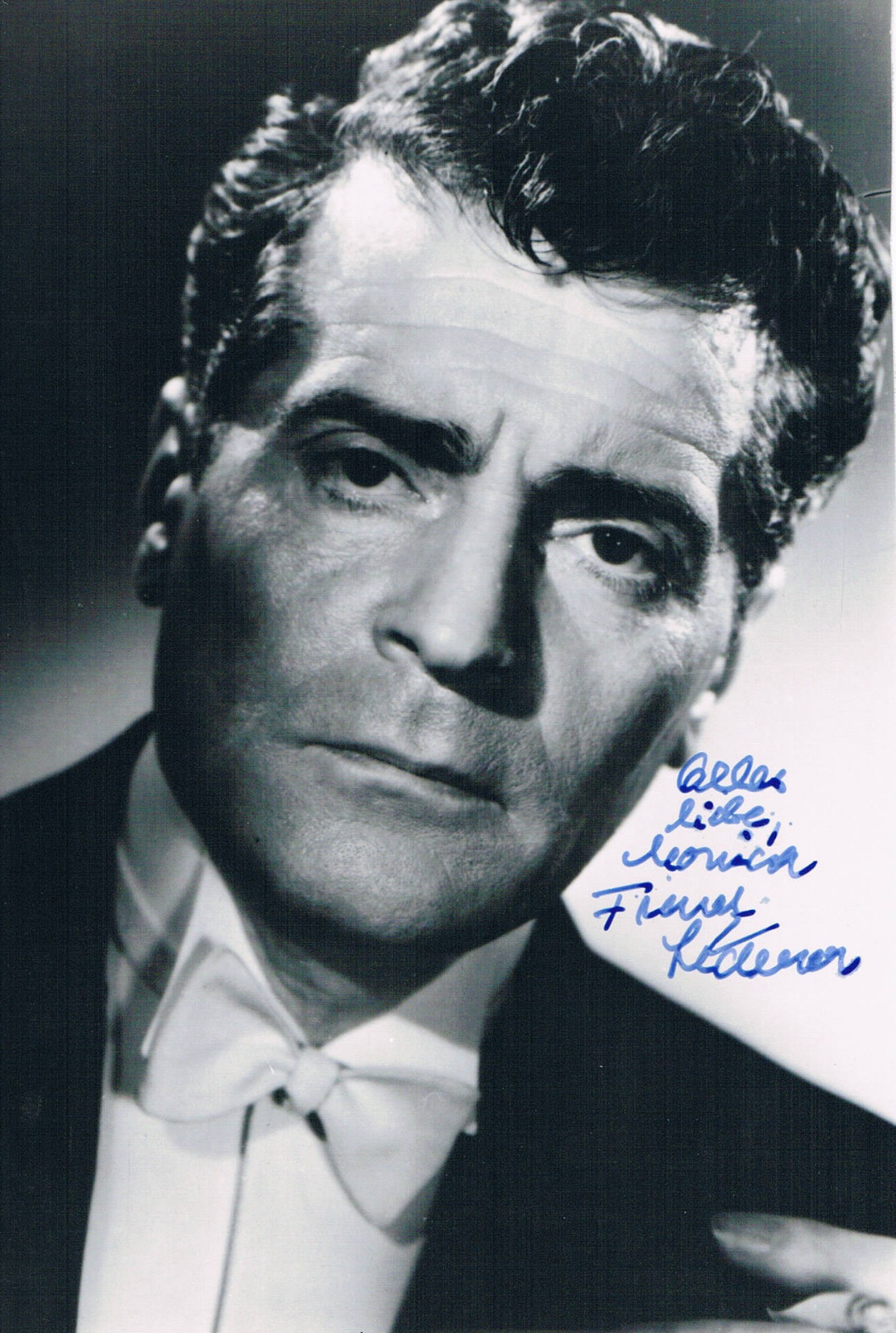 Francis Lederer 1899-2000 genuine autograph signed 4