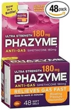 Anti-Gas Ultra Strength 180 mg Softgels - 48 ct, Pack of 4