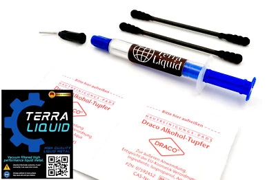 Terra Liquid - Flüssigmetall Wärmeleitpaste - 2 Gramm Liquid Metal