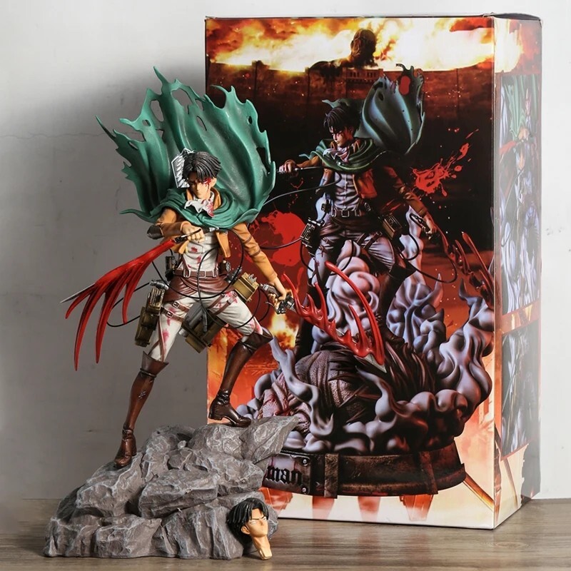 Figura Levi Ackerman ATAQUE Titanes Shingeki No Kyojin De Lujo 36cm