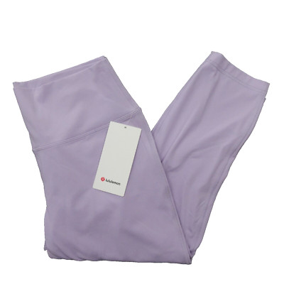 New Lululemon Size 12 Align HR High Rise Crop 23'' LILE Purple Leggings Gym