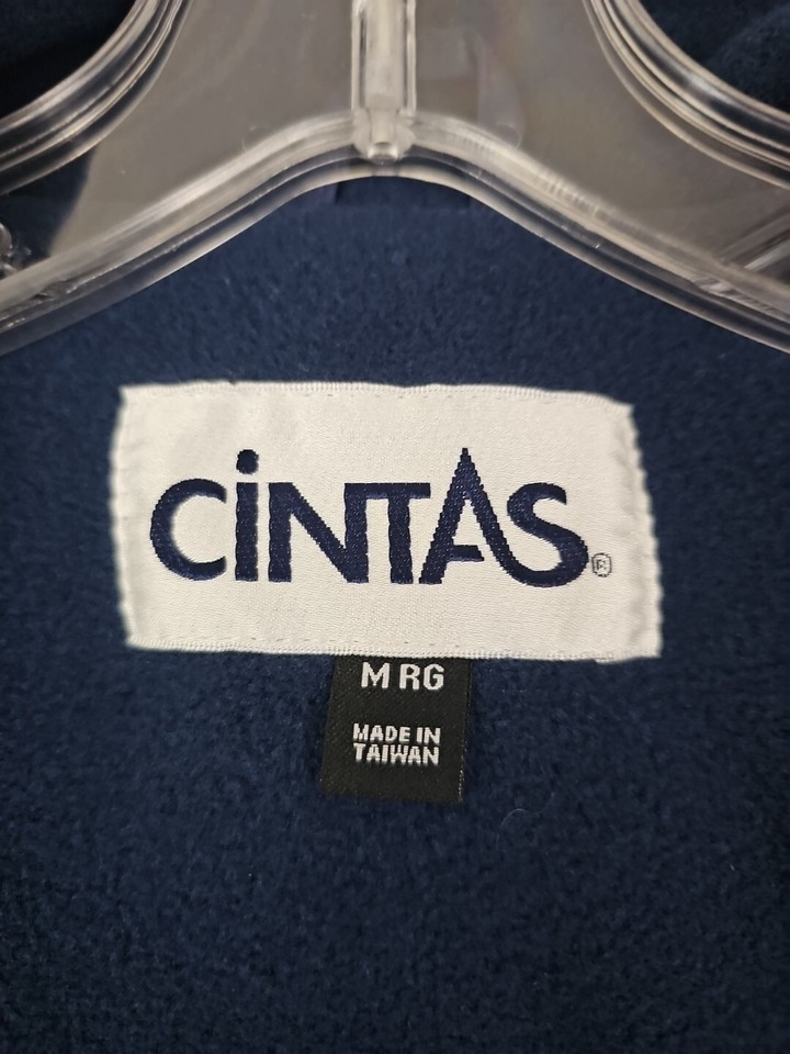 United Airlines Cintas Work Wear Waterproof Weather Warm ZipUp Vest