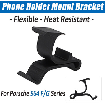 For Porsche 964 F and G Series Phone Holder Mount Flexible Bracket ABS Plastic