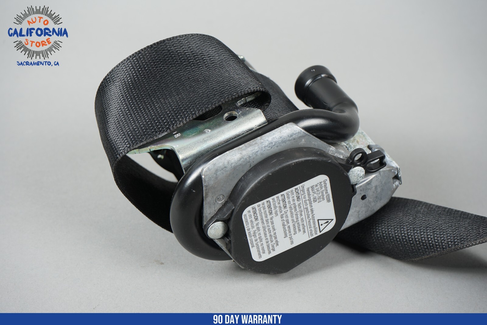 14-22 Maserati Ghibli SQ4 M157 Front Right Passenger Side Seat Belt Black OEM