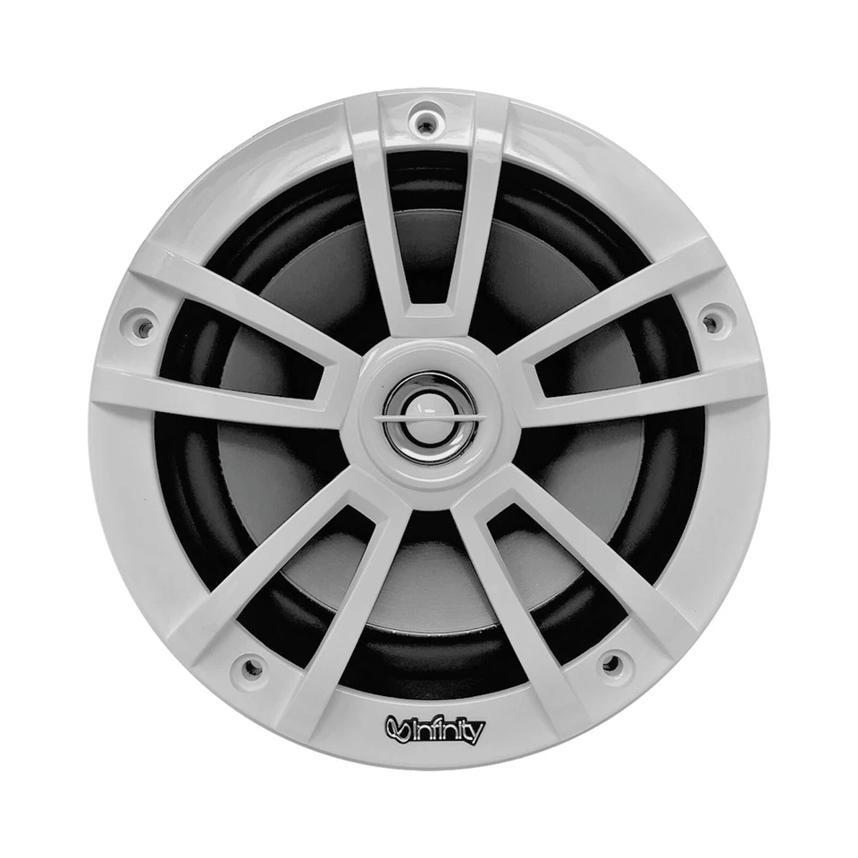 (Cantidad 4) de Altavoz Infinity 6.5" 225 vatios máximo 2 vías OEM repuesto blanco barco Foto 3 de 3