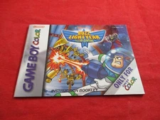 Buzz Lightyear of Star Command Game Boy Color Instruction Manual Booklet ONLY