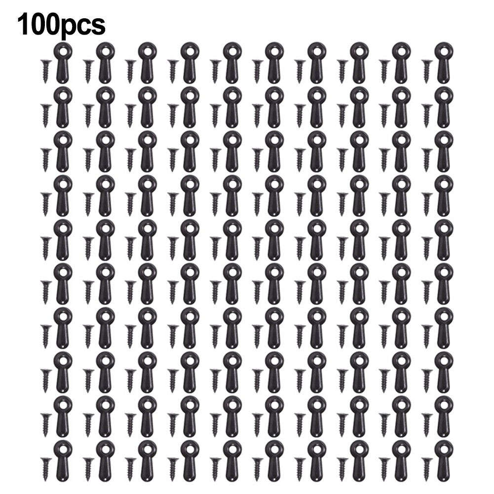 100 Sets Silberne Metall-Drehknöpfe Mit Schrauben – 19x6 Mm, Für Bilderrahmen, Wandmontage & Kunstprojekte