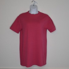 Zara T-Shirt Dress Sz L  Minimalist Basics Loungewear Comfort Pink 
