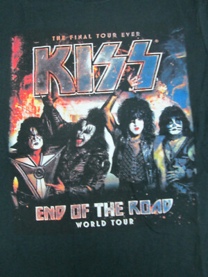 KISS official concert shirt tshirt FINAL TOUR EVER 2019 medium