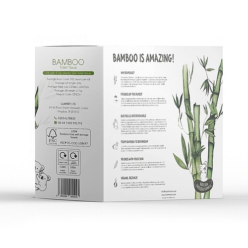 COMFIMAXE® 100% Bamboo Toilet Paper | 3Ply Toilet Paper | Eco-Friendly Packaging - Picture 6 of 32