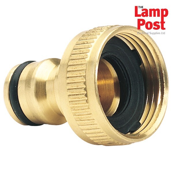 Draper 36198 3/4"" Brass Garden Hose Tap Connector