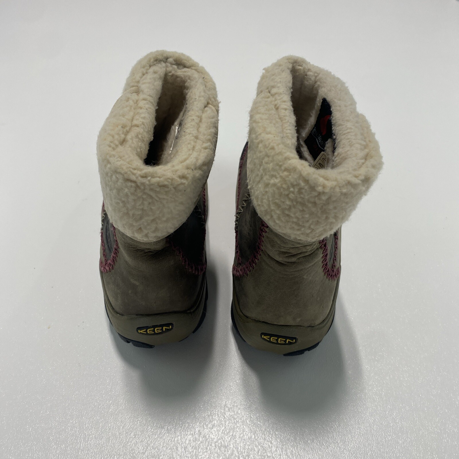 Stivali invernali donna Keen grigi con cappuccio metà 200 grammi isolamento 52006 BRMW taglia 5