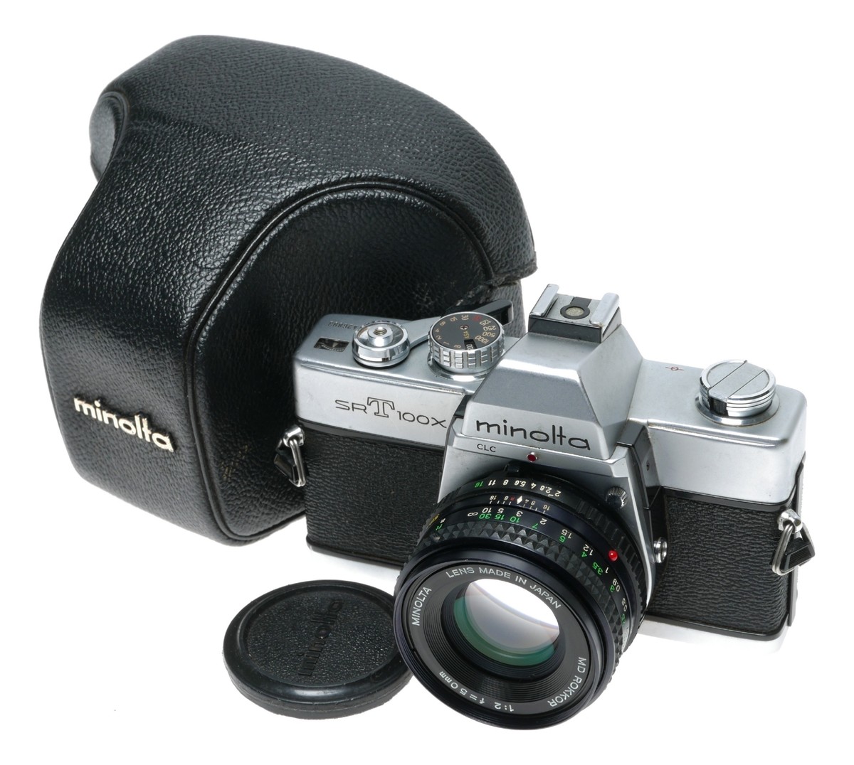 Minolta SRT100X SLR 35mm Film Camera Rokkor 1:2 50mm | eBay
