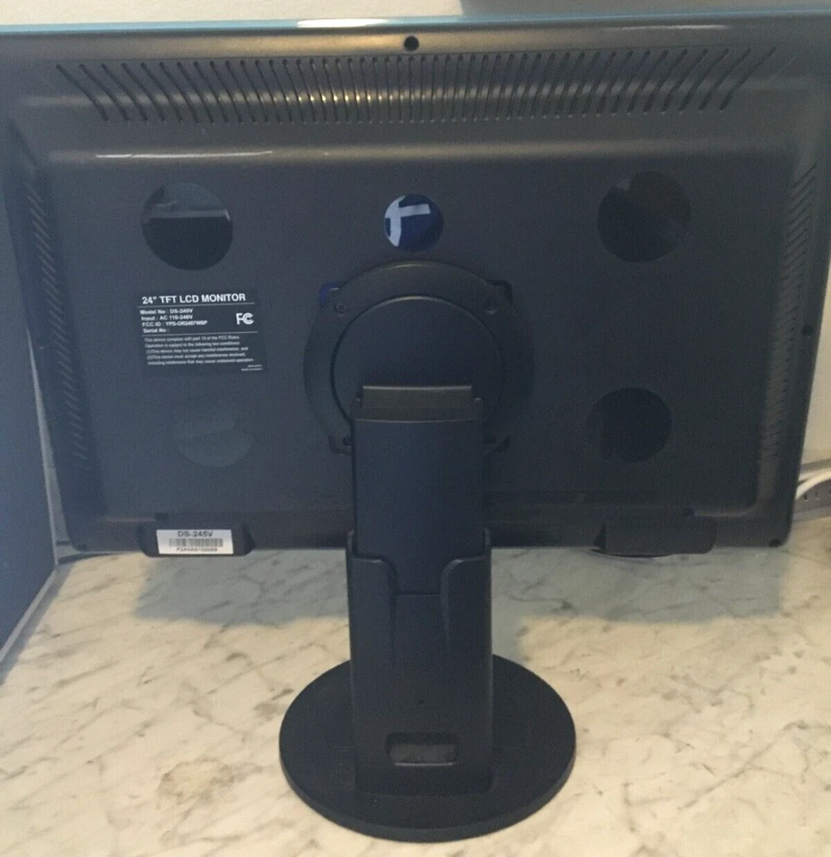DoubleSight Displays 24" TFT LCD Monitor DS-245V Working - Image 4 of 4