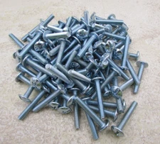 100 PACK 8/32 x 1" Phillips/Slot Combo Screw Truss Pan Head Cabinet Knob Screws