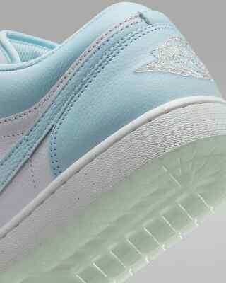 HJ5999-400 Nike Air Jordan 1 Low SE Glacier Blue Summit White