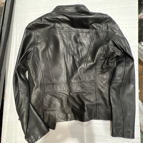Pre-owned michael kors leather jacket women medium - Picture 8 of 10