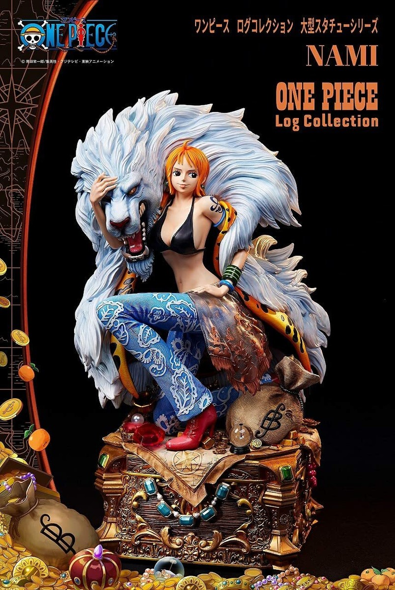 ONE PIECE Log Collection ナミ NEW One Piece Log Collection Large Statue Series Nami Unique