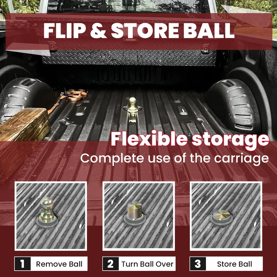 5th Wheel Gooseneck Hitch For Ford F250 F350 F450 Super Duty 17-22 #GNRK1116 Foto 4 de 4