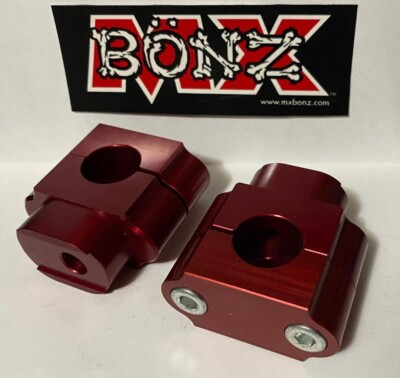 MX BONZ BAR MOUNTS HUSQVARNA TC85 2014-2023 HUSKY TC85 HANDLEBAR CLAMPS 22mm 7/8