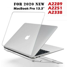 Glossy Crystal Clear Hard Case for MacBook Pro 13.3" A1989/A2289/A2251/A2338