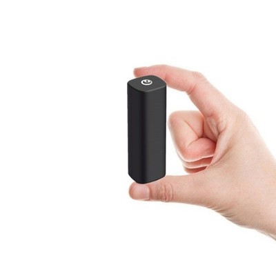 Schwarz ABS Ground Loop Isolator für 3,5 mm Audiogeräte reduziert elektrische