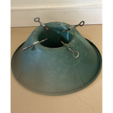 Green Plastic & Metal Live Christmas Tree Sta...