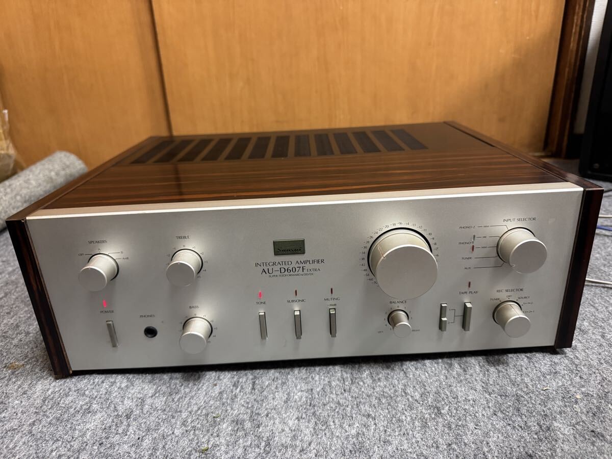 Sansui AU-D607F EXTRA Integrated Amplifier Tested Working Japan