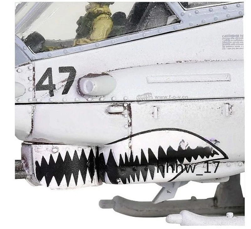 Built Finished Forces of Valor FOV USMC Bell AH-1Z 'Viper' Helicopter Model 1/72 - Image 3 of 4