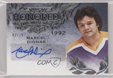 2015-16 Leaf Ultimate Honored Members Silver 2/25 Marcel Dionne Auto HOF 11jd
