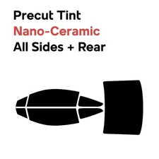 Precut Window Film Automotive Nano Ceramic Tint for Honda Civic 2012-2015 Coupe