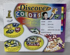 Discover Colors 4 puzzles learn about colors shapes Ages 2-5 Israel Complete
