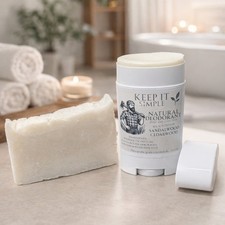 Natural Deodorant and Body Soap, Aluminum Free Odor Protection