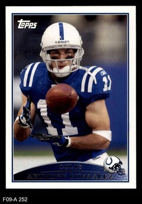 2009 Topps #252 Anthony Gonzalez Colts Ohio St 8 - NM/MT