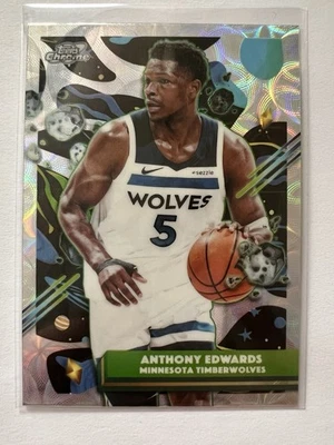 Anthony Edwards 2025-26 Topps Cosmic Chrome Nucleus Refractor #165 - Bild 1 von 2
