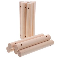 26 Pcs Natural Wood Rods For Bird Cage Ladder Replacement And Perch Toys