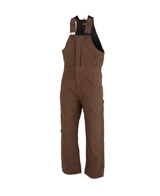 Ridgecut Insulated Rigid Duck Brown Bib Overalls Sz Medium/Short NWT MSRP $89.99 - Image 4 of 4