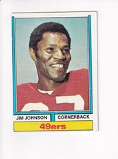 1974 Topps #430 JIM JOHNSON SHARP! (#2) (COL)