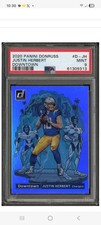 2020 Panini Donruss Downtown Justin Herbert RC #D-JH PSA 9 MINT SSP Case Hit!