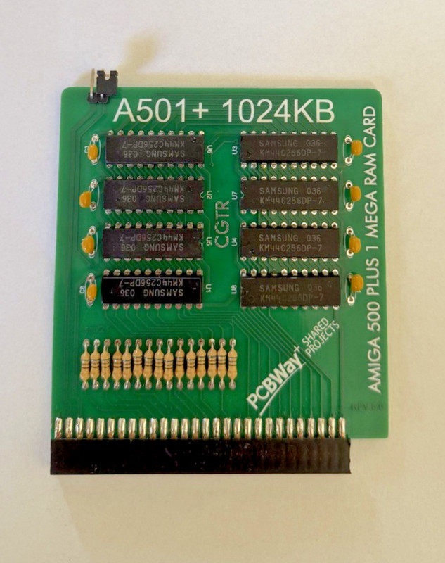 Amiga 500+ 1024KB/1MB RAM expansion