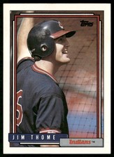1992 Topps #768 Jim Thome Cleveland Indians