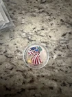 2000 Colorized Silver American Eagle 1 Ozt .999 Pure Silver Coin in Holder