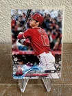 2018 Topps Holiday Shohei Ohtani #HMW17 RC Rookie Card Base Los Angeles Angels