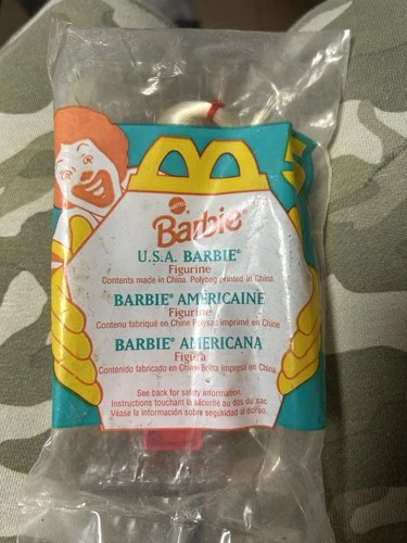 1995 McDonald’s Happy Meal Olympic USA Barbie Toy Sealed