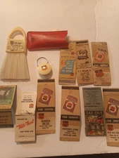 Phillips 66 Lot Keychain Key Ring Matchbooks Brush Raincap